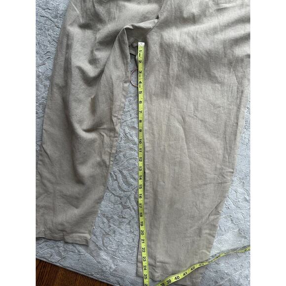 Women's Zara Linen Blend Jumpsuit - Size Small - Picture 6 of 7